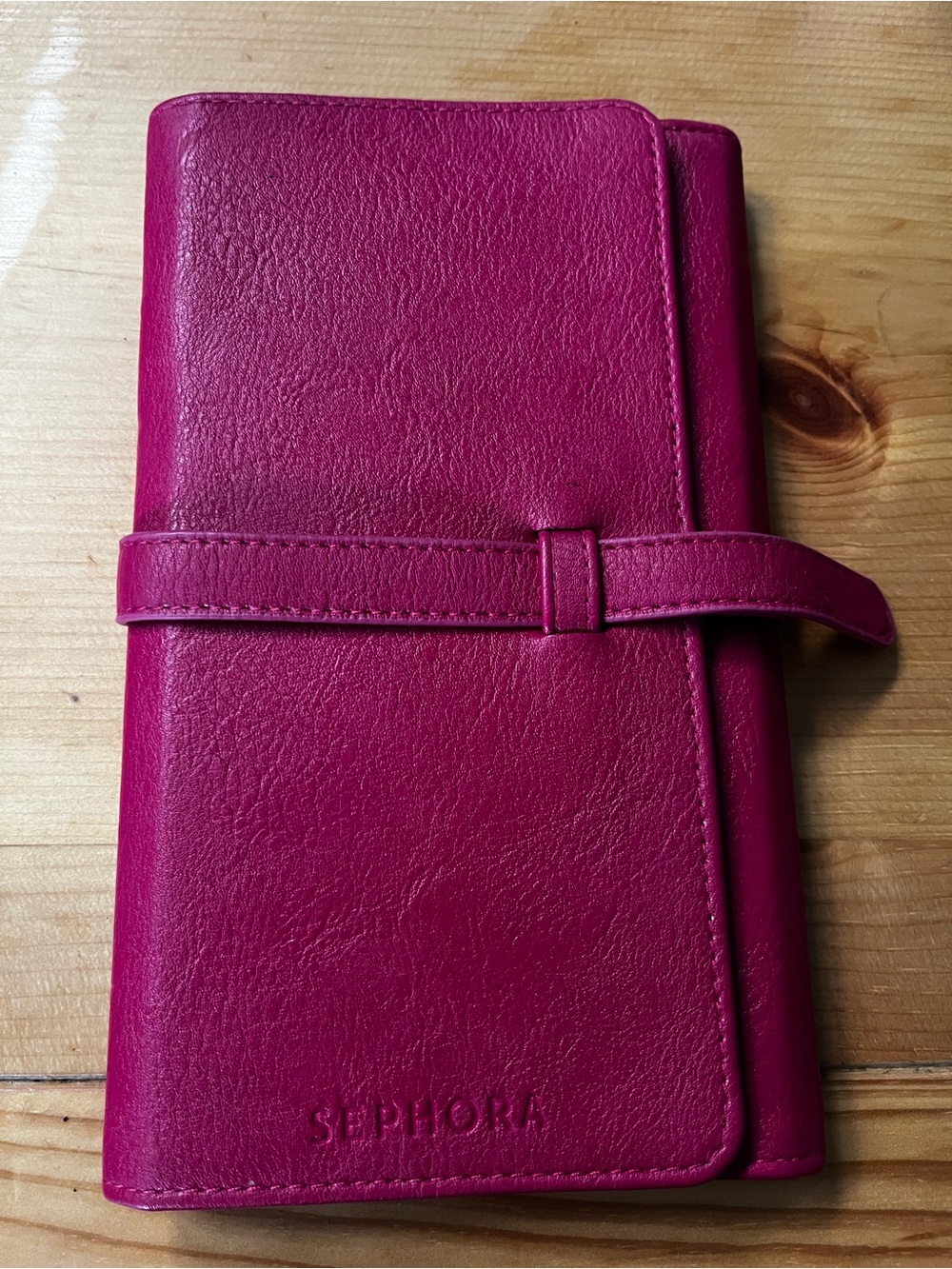 Sephora Fuchsia Wrap Leather Organizer